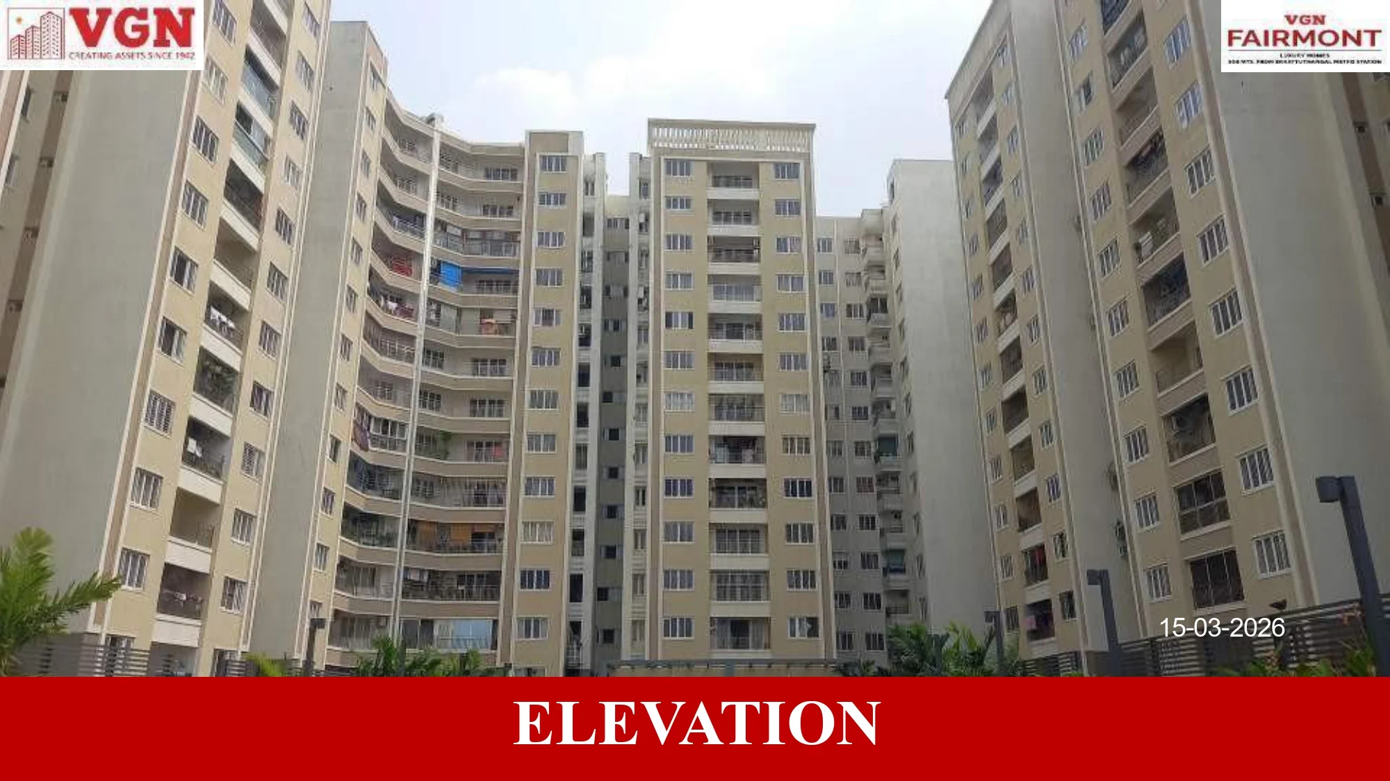 vgn fairmont elevation - flats in guindy
